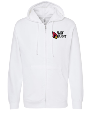 Custom Apparel - Screen Printing - Portland MS Track and Field - Adult Unisex Zip - Up Sweatshirt - Portland MS Track and Field - 15456
