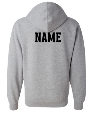 Custom Apparel - Screen Printing - Portland MS Track and Field - Adult Unisex Zip - Up Sweatshirt - Portland MS Track and Field - 15456