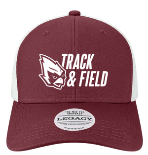 Custom Apparel - Screen Printing - Portland MS Track and Field - Maroon Trucker Hat - Portland MS Track and Field - 15456