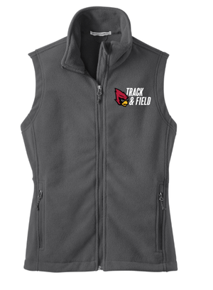 Custom Apparel - Screen Printing - Portland MS Track and Field - Women's Fleece Vest - Portland MS Track and Field - 15456