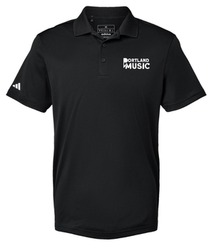 Custom Apparel - Screen Printing - Portland Music 2023 - Adult Unisex Adidas Polo - Polo - Portland Music 2023 - 14930