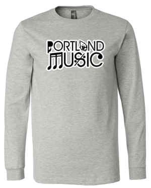 Custom Apparel - Screen Printing - Portland Music 2023 - Adult Unisex Long Sleeve - Long Sleeve T-Shirt - Portland Music 2023 - 14930