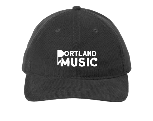 Custom Apparel - Screen Printing - Portland Music 2023 - Corduroy Dad Hat - Hat - Portland Music 2023 - 14930