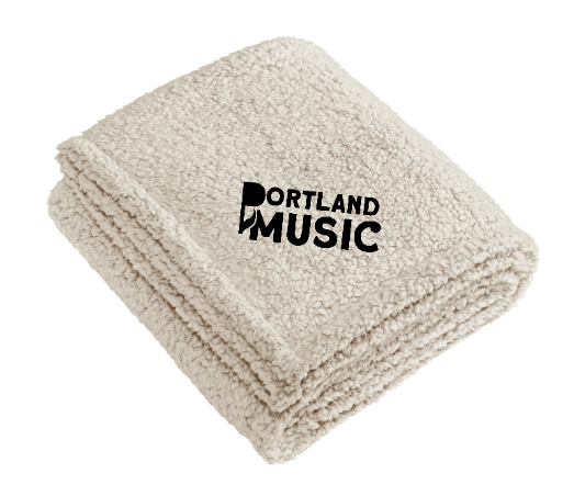 Custom Apparel - Screen Printing - Portland Music 2023 - Cozy blanket - Portland Music 2023 - 14930