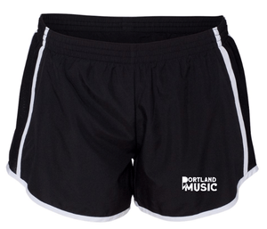 Custom Apparel - Screen Printing - Portland Music 2023 - Women's Running Shorts - Portland Music 2023 - 14930