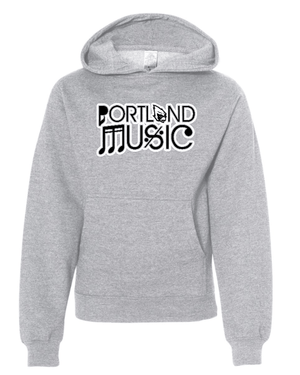 Custom Apparel - Screen Printing - Portland Music 2023 - Youth Hooded Sweatshirt - Youth Hoodie - Portland Music 2023 - 14930
