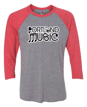 Custom Apparel - Screen Printing - Portland Music - Baseball Tee - Portland Music 2024 - 16689