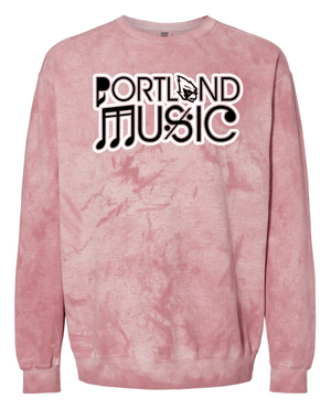Custom Apparel - Screen Printing - Portland Music - Colorblast Crewneck Sweatshirt - Portland Music 2024 - 16689