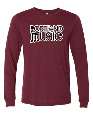 Custom Apparel - Screen Printing - Portland Music - CVC Long Sleeve Tee - Portland Music 2024 - 16689