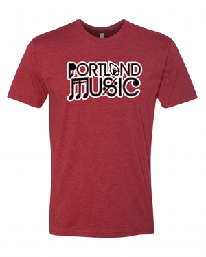 Custom Apparel - Screen Printing - Portland Music - CVC Short Sleeve Crew - Portland Music 2024 - 16689