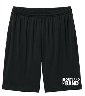 Custom Printed Apparel | Portland Music Fall 2025 - Adult Black 7" Pocketed Shorts Portland Band Design - Portland Music F25 - 18404