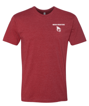 Custom Printed Apparel | Portland Music Fall 2025 - Adult Cardinal T-Shirt Music Boosters Design - Portland Music F25 - 18404
