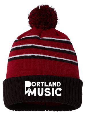 Custom Printed Apparel | Portland Music Fall 2025 - Adult Pom Cuffed Beanie (MULTIPLE GROUP OPTIONS) - Portland Music F25 - 18404