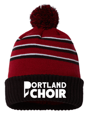 Custom Printed Apparel | Portland Music Fall 2025 - Adult Pom Cuffed Beanie (MULTIPLE GROUP OPTIONS) - Portland Music F25 - 18404