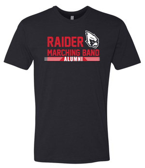 Custom Printed Apparel | Portland Music Fall 2025 - Adult T-Shirt Portland Alumni Design (Black/Dark Grey) - Portland Music F25 - 18404