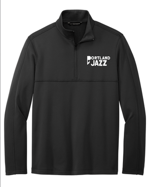 Custom Printed Apparel | Portland Music Fall 2025 - Men's Black Quarter Zip (MULTIPLE DESIGN OPTIONS) - Portland Music F25 - 18404