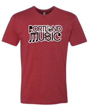 Custom Printed Apparel | Portland Music Fall 2025 - Portland Music Adult T-Shirt (MULTIPLE COLOR OPTIONS) - Portland Music F25 - 18404