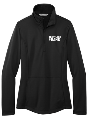 Custom Printed Apparel | Portland Music Fall 2025 - Women's Black Quarter Zip (MULTIPLE DESIGN OPTIONS) - Portland Music F25 - 18404
