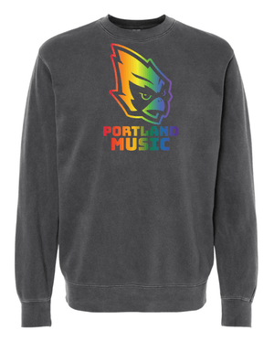 Custom Apparel - Screen Printing - Portland Music - Mid - weight Crewneck Sweatshirt - Portland Music 2024 - 16689
