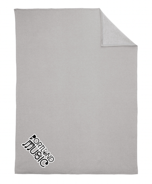 Custom Apparel - Screen Printing - Portland Music - Oversized Fleece Blanket - Portland Music 2024 - 16689