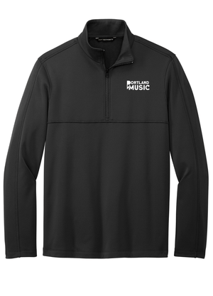 Custom Apparel - Screen Printing - Portland Music - Smooth Fleece 1/4 Zip - Portland Music 2024 - 16689