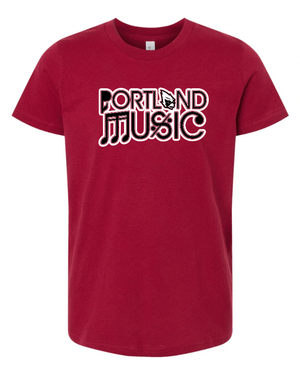 Custom Apparel - Screen Printing - Portland Music - Youth CVC T-Shirt - Portland Music 2024 - 16689