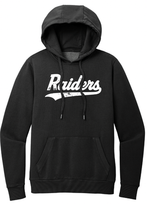 Custom Printed Apparel | Portland PTO | Adult Unisex Black Hoodie "Raider Swoosh Design" - Portland PTO 25 - 18627