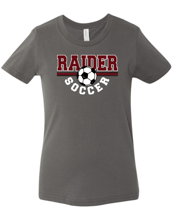 Custom Apparel - Screen Printing - Portland Soccer 2024 - Youth T-Shirt Grey - Portland Soccer 2024 - 16360