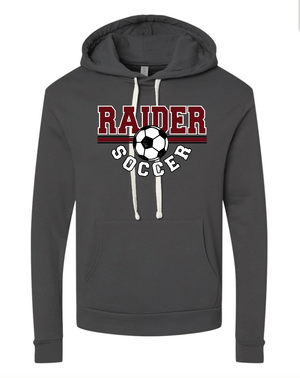 Custom Apparel - Screen Printing - Portland Soccer - Unisex Grey Hooded Sweatshirt - Hooded Sweatshirt - Portland Soccer - 14791