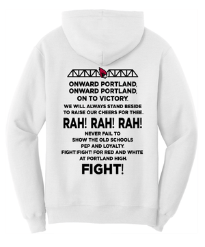 Custom Printed Apparel | Portland Student Council Fundraiser - Adult "Portland Raiders" Hooded Sweatshirt - Portland Student Council - 18459