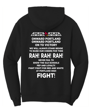 Custom Printed Apparel | Portland Student Council Fundraiser - Adult "Rowdy Raiders" Hooded Sweatshirt - Portland Student Council - 18459