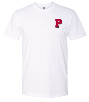 Custom Printed Apparel | Portland Student Council Fundraiser - Adult White "P" T-Shirt - Portland Student Council - 18459