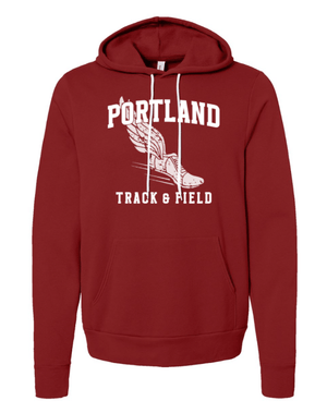 Custom Apparel - Screen Printing - Portland Track & Field - Fleece Hoodie - Portland Track & Field - 17493
