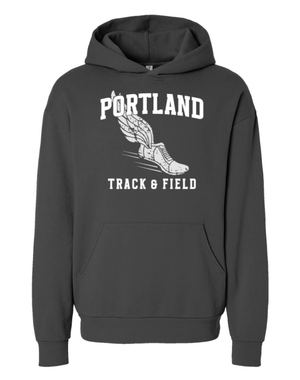 Custom Apparel - Screen Printing - Portland Track & Field - Hooded Sweatshirt - Portland Track & Field - 17493