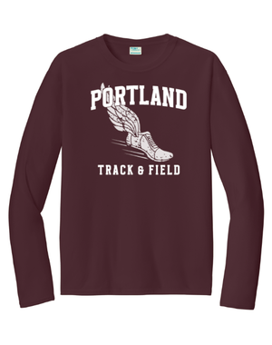 Custom Apparel - Screen Printing - Portland Track & Field - Long Sleeve Performance Tee - Portland Track & Field - 17493