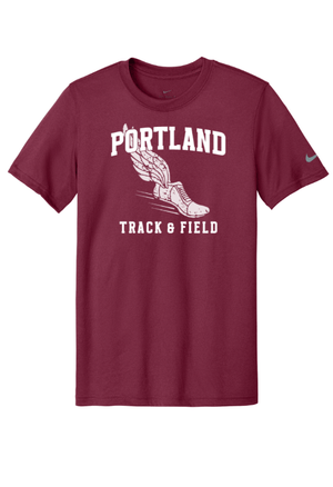 Custom Apparel - Screen Printing - Portland Track & Field - Nike Legend Tee - Portland Track & Field - 17493