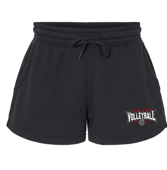 Custom Apparel - Screen Printing - Portland Volleyball 2023 - Women's Sweatshorts - Shorts - Portland Volleyball 2023 - 14536
