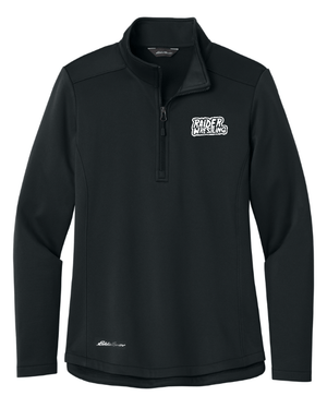 Custom Apparel - Screen Printing - Portland Wrestling - Eddie Bauer Women's Smooth Mid Layer Fleece 1/2 Zip - Portland Wrestling - 16788