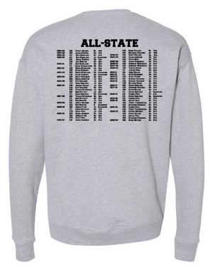Custom Apparel - Screen Printing - Portland Wrestling - Fleece Drop Shoulder Crewneck Sweatshirt - Portland Wrestling - 16788