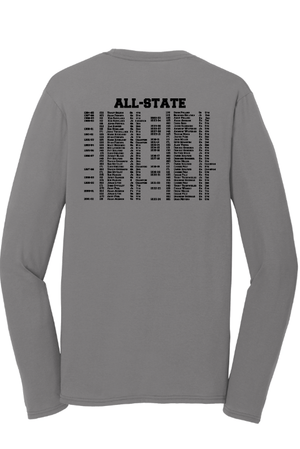Custom Apparel - Screen Printing - Portland Wrestling - Long Sleeve Performance Blend T-Shirt - Portland Wrestling - 16788