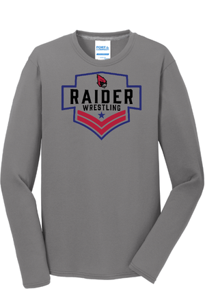 Custom Apparel - Screen Printing - Portland Wrestling - Long Sleeve Performance Blend T-Shirt - Portland Wrestling - 16788