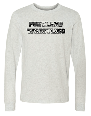 Custom Apparel - Screen Printing - Portland Wrestling - Long Sleeve T-Shirt - Portland Wrestling - 16788