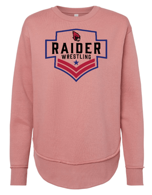 Custom Apparel - Screen Printing - Portland Wrestling - Women's Weekend Fleece Crewneck - Portland Wrestling - 16788