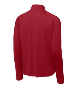 Custom Printed Apparel | Portland XC 2025 - Mens Red Quarter Zip Pullover - Portland XC 2025 - 18253