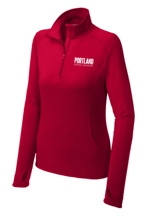 Custom Printed Apparel | Portland XC 2025 - Women's Stretch Quarter Zip Pullover - Portland XC 2025 - 18253