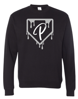 Custom Apparel - Screen Printing - Portland Youth Baseball 2025 - Adult Midweight Crewneck Sweatshirt - Portland Youth Baseball 2025 - 17363