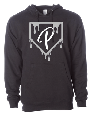Custom Apparel - Screen Printing - Portland Youth Baseball 2025 - Adult Midweight Hoodie - Portland Youth Baseball 2025 - 17363