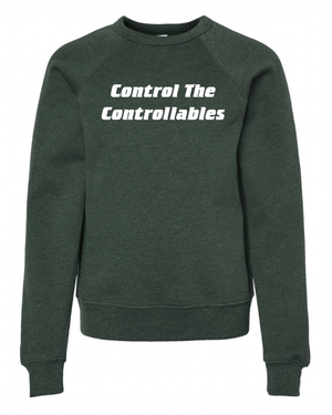 Custom Apparel - Screen Printing - Portland Youth Baseball 2025 - Youth Fleece Crewneck Sweatshirt - Portland Youth Baseball 2025 - 17363