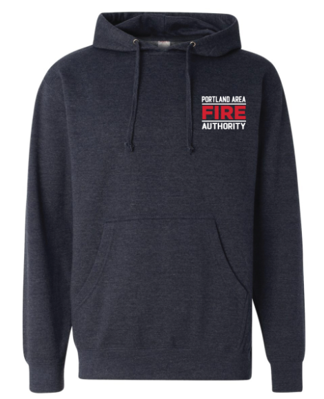 Portland Fire Dept - Midweight Hooded Sweatshirt Navy