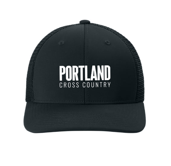 Portland HS Cross Country - Club Trucker Cap Black